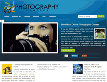 Tablet Screenshot of onlinephotographyclasses.com